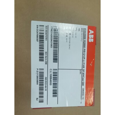 ABB框架断路器 E3H2000 R2000 PR121/P咨询维修咨询维修
