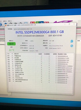 inter因特尔p3600 800g固态硬盘u.2接口u2i咨询维修咨询维修咨询