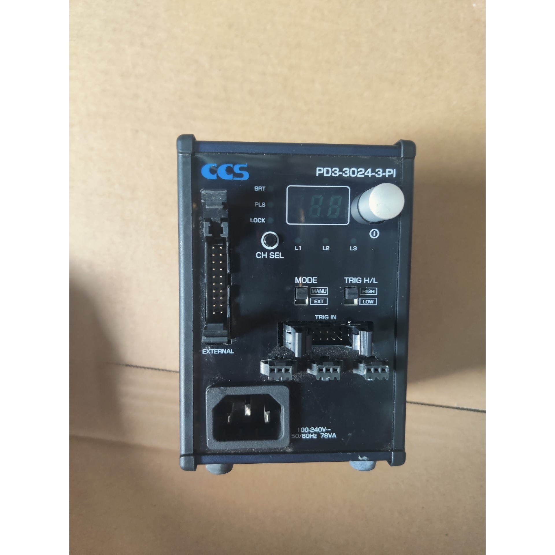 CCS光源控制器PD3-3024-3-PI,成色不错,如咨询维修咨询维修