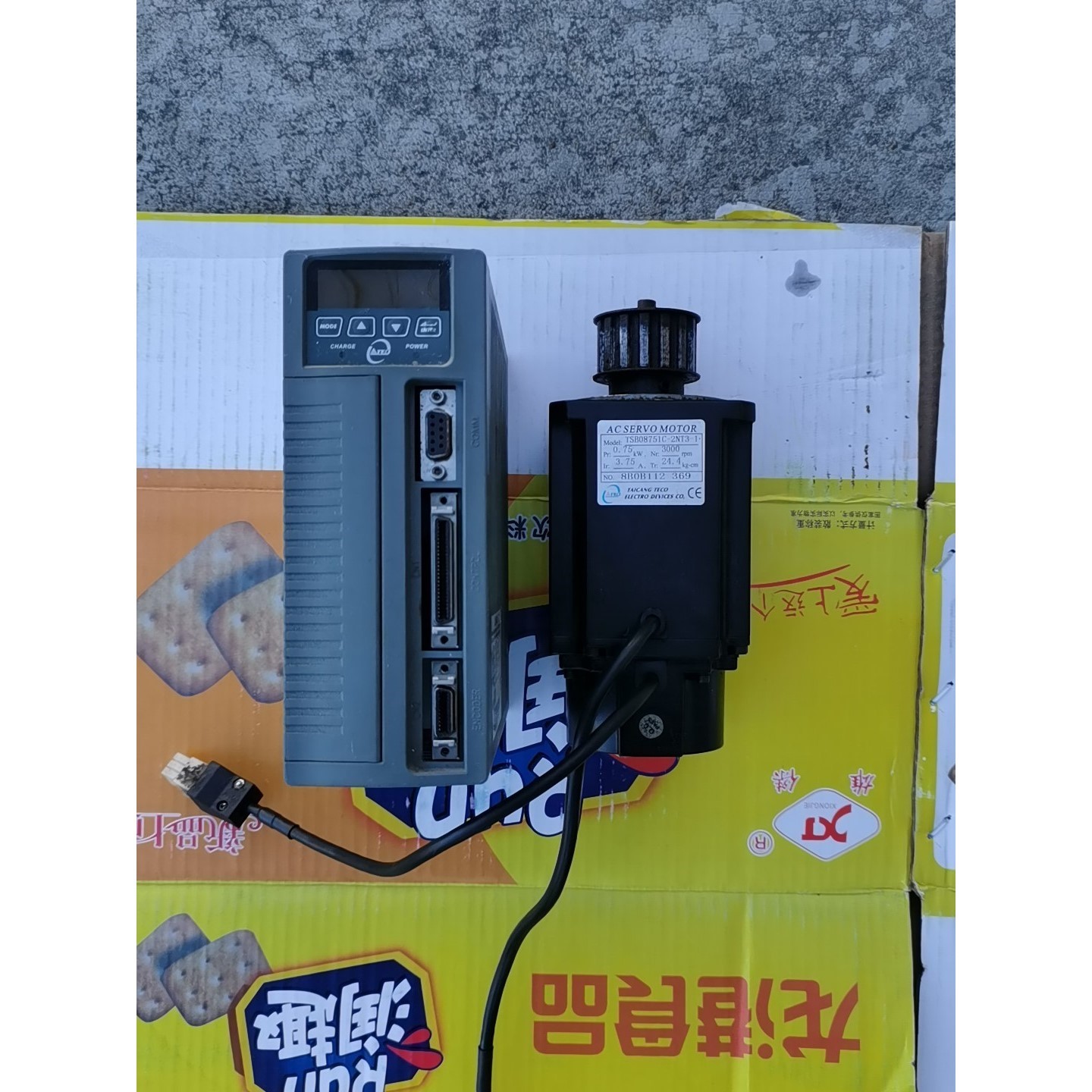 东元TSTK 750瓦伺服电机套装 20套咨询维修