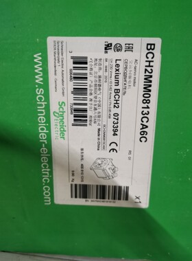 全新未使用施耐德伺服电机原装正品 施耐德  BCH2MM08咨询维修咨