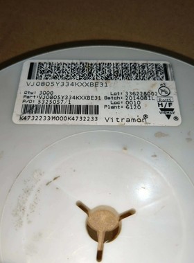 原装正品VJ0805Y334KXJAT[CAP CER 0.咨询维修咨询维修