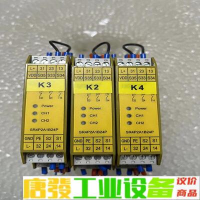 SR4P2A1B24P二手拆机莱恩安全继电器实物图 维修询价