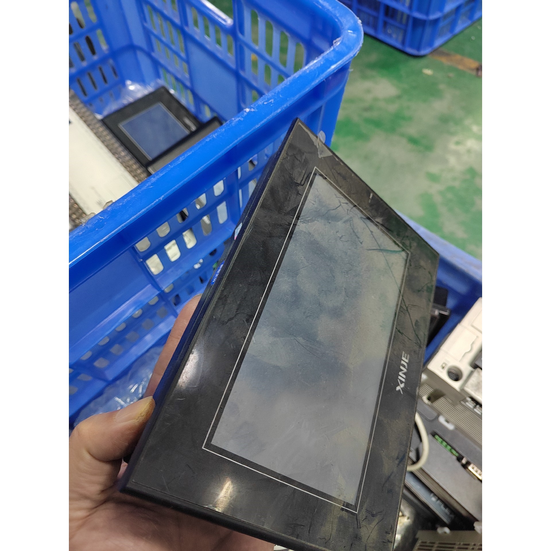 信捷触摸屏TG765S-XT,,成色如图,有原装膜,咨询维修咨询维修