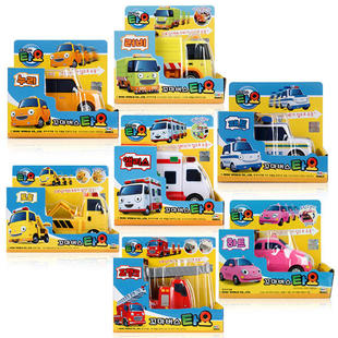 TAYO韩国太友小公交车罗杰佳尼巴士玩具车回力模型套装动画同款