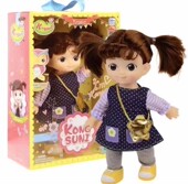 韩国小豆子洋娃娃公主玩具仿真过家家儿童女孩生日礼物安抚玩具