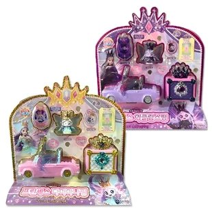 韩国奇妙萌可系列第七季新品月神萌可月食萌可女孩敞篷车玩具套装