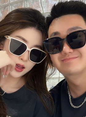 墨镜情侣款一对男女复古防紫外线