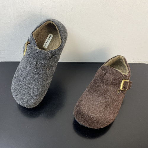 2025秋季复古风平底勃肯鞋女英伦风百搭休闲运动鞋系带女棉鞋