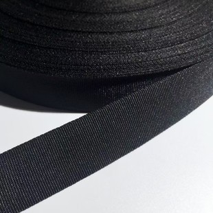 10cm黑色包边带加宽布带涤纶织带平纹带包边布滚边带涤纶布条带子