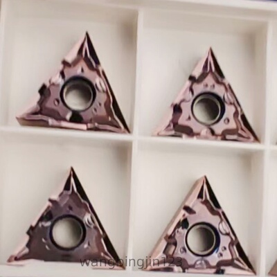 三角形数控刀片TNMG160404陶瓷高光外圆刀粒TNGG160402精车车刀粒