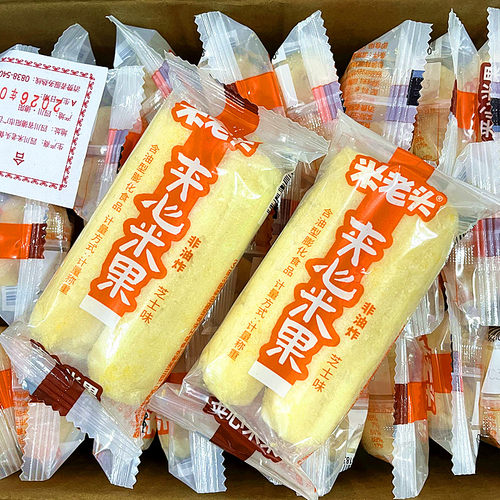 米老头夹心米果米棒散装零食