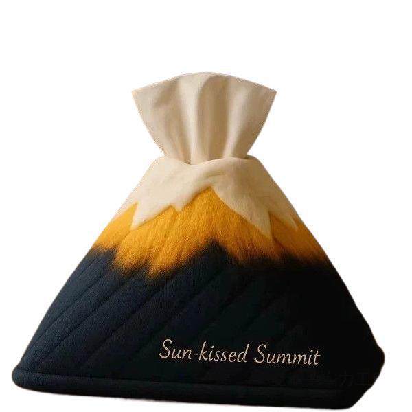 日照金山山峰浪漫纸巾盒装饰品家里摆件送朋友新奇高级纸巾盒子,家庭/个人清洁工具,卷纸器/纸巾架,淘宝优惠券,粉丝福利购,淘宝优惠卷