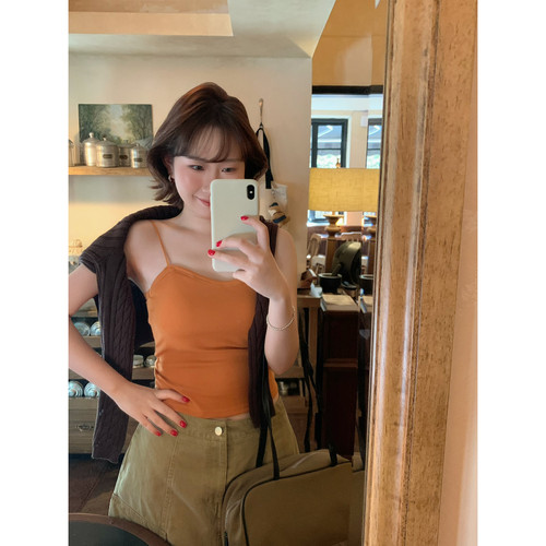 lower April（FA）-女外穿2026秋新款遮副乳无袖小上衣背心180721