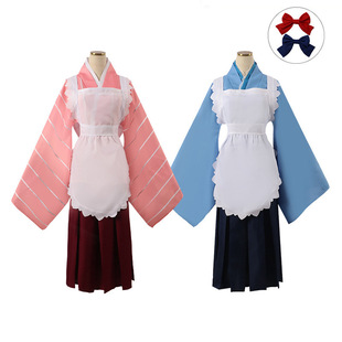 小林家的龙女仆cos服 康娜托尔cospaly大正和风女仆套装甜美长裙