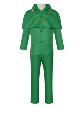 复仇者联盟5cos服毁灭博士绿色款连帽斗篷cosplay二次元舞台服