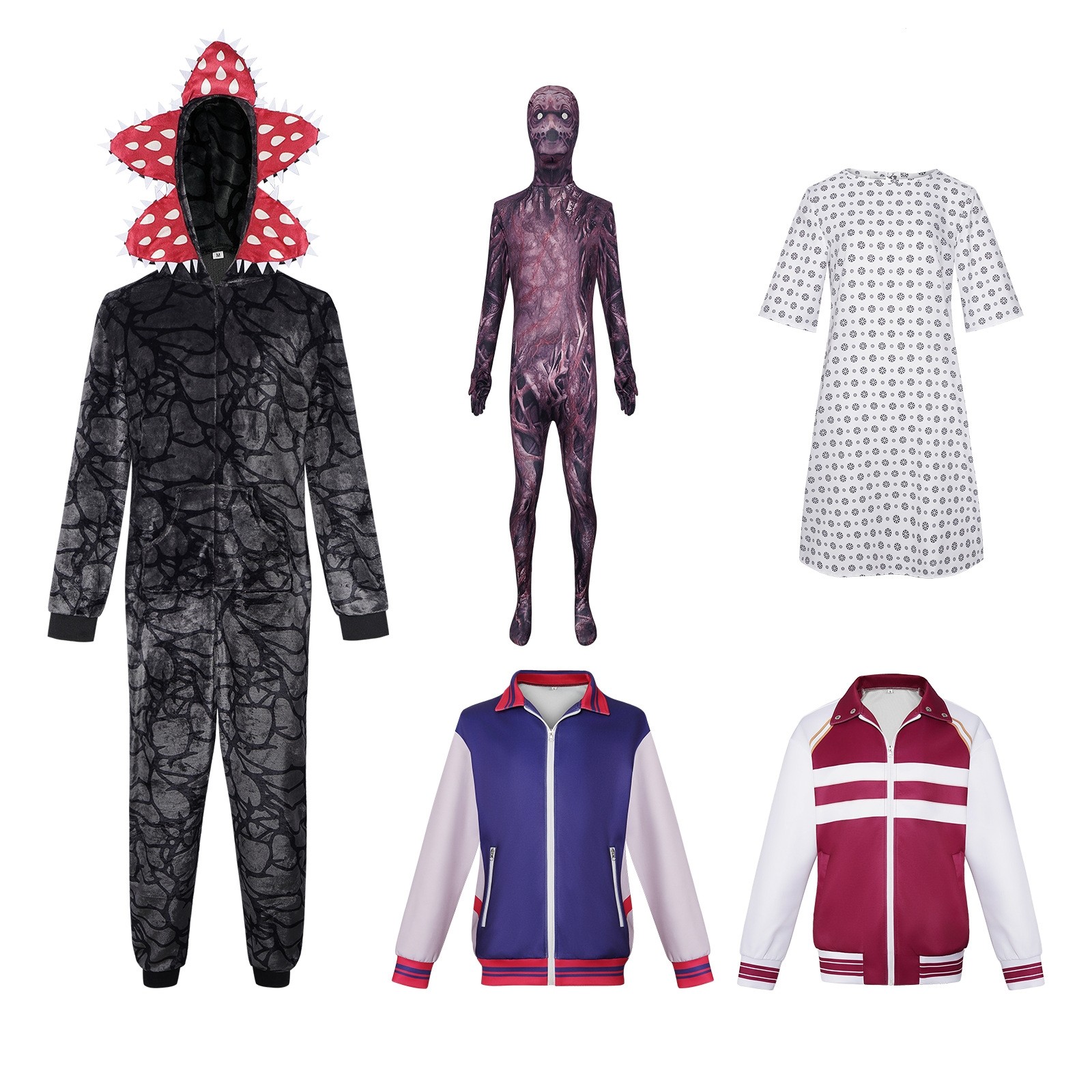 怪奇物语食人花cos服食人花睡衣成人儿童cosplay二次元舞台服男装,模玩/动漫/周边/娃圈三坑/桌游,Cosplay女装/cos女装,淘宝优惠券,粉丝福利购,淘宝优惠卷