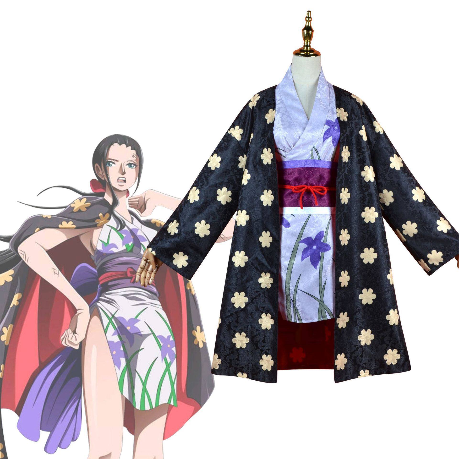 海贼王鬼岛篇暗纹罗宾和服cos服二次元动漫妮可罗宾cosplay服装女