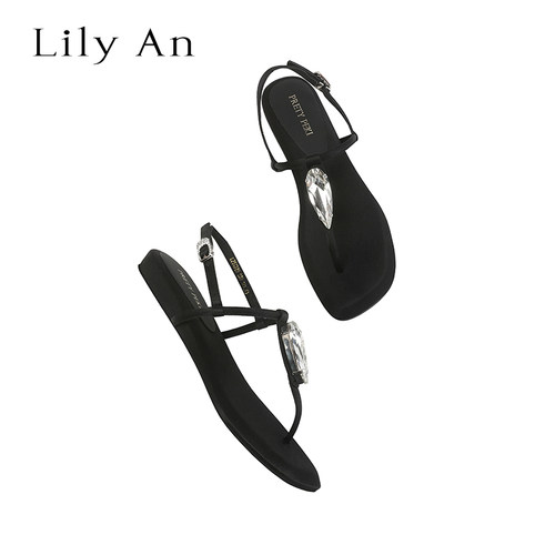 LilyAn手工轻奢厚底凉鞋