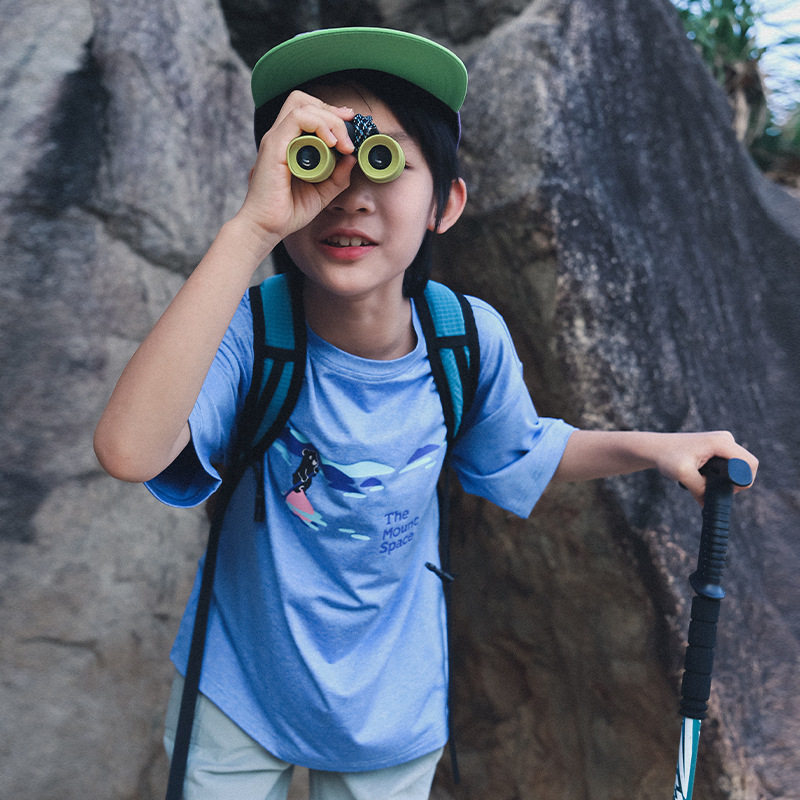 儿童短袖t恤26夏新款男童薄款速干体恤衫男孩大童圆领上衣110~170