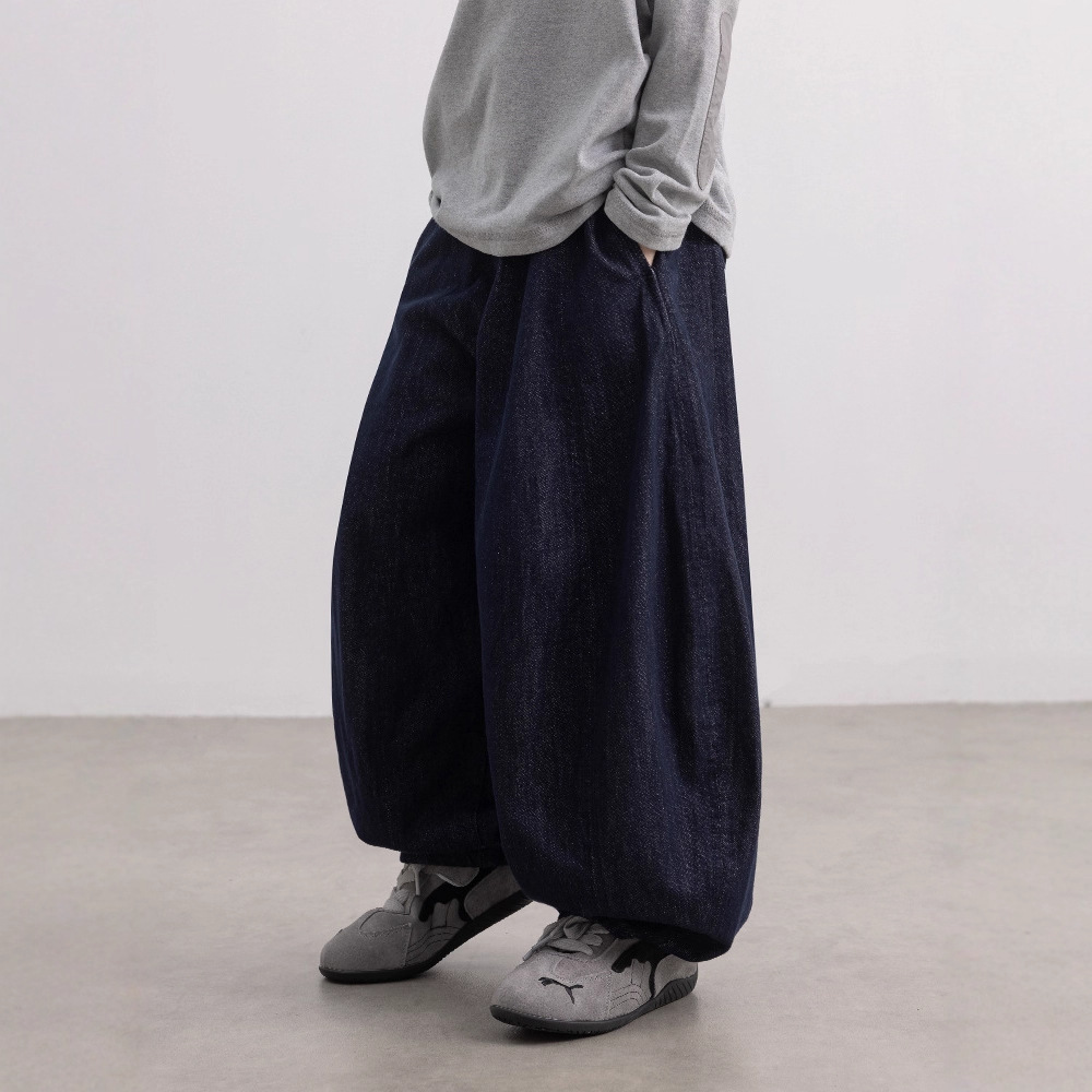 儿童男孩灯笼裤深蓝色120~170潮