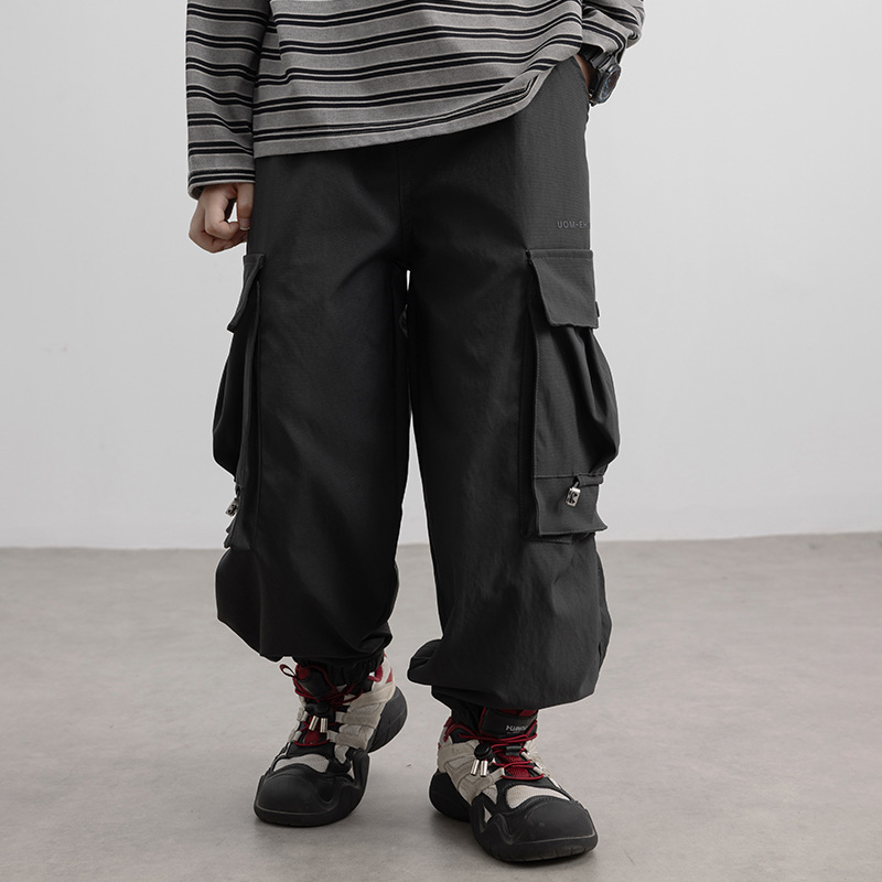 男童工装裤子秋款2025新款