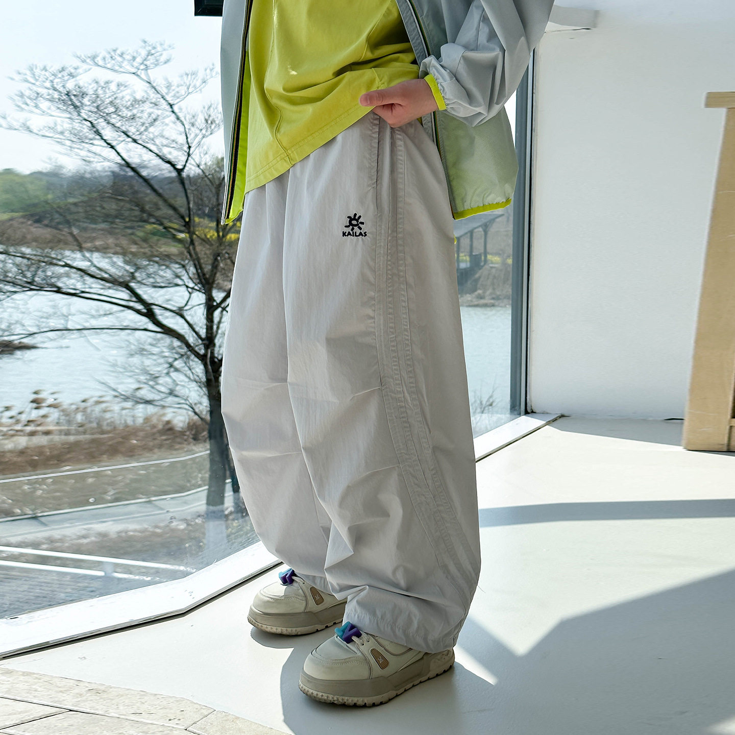 男童薄款绣花休闲裤26夏新款