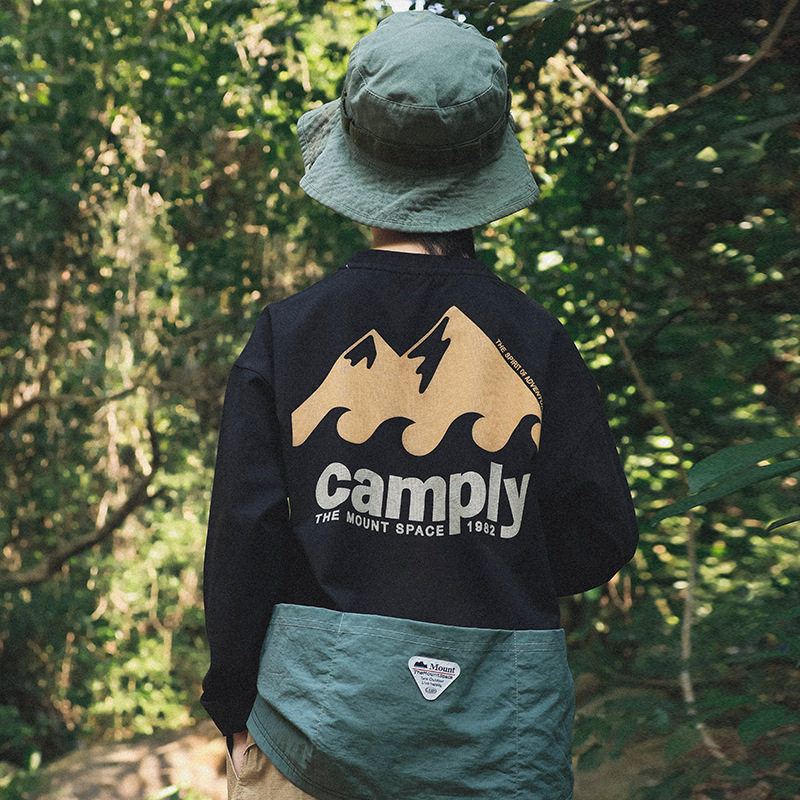 男孩长袖t恤26春款男童速干上衣中大童休闲排汗透气体恤衫黑色白