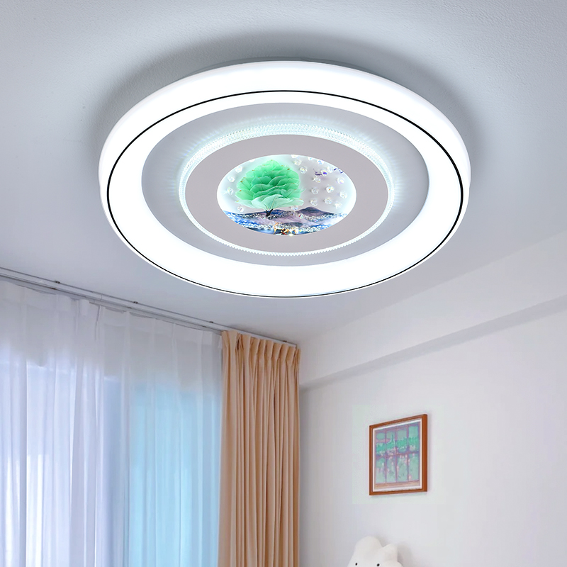 智能语音卧室吸顶灯led简约现代