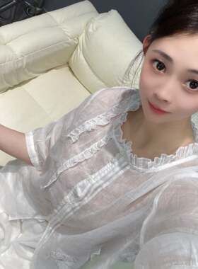 兜兜[苎麻上衣合集]高夏季新款苎麻短袖百搭衬衫女(A101-A150）