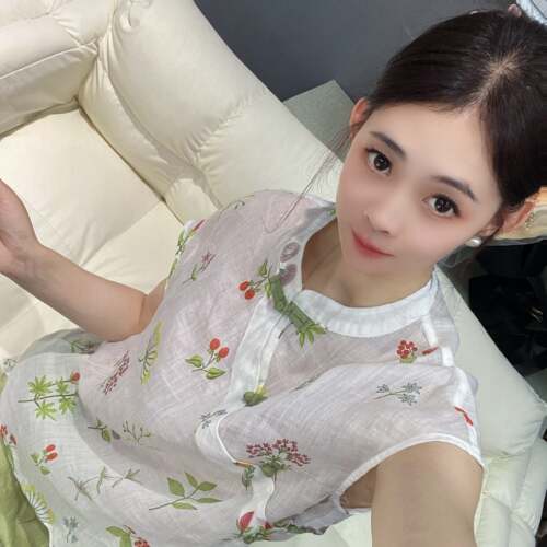 6月兜兜上衣合集]高夏季新款苎麻短袖百搭衬衫女(K751-K800）