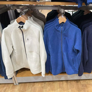 479863 外套夹克25秋冬新款 男女装 摇粒绒针织拉链茄克宽松立领长袖