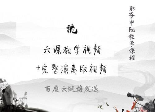 那爷中阮视频教程《流》