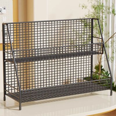 桌面书本置物架办公室桌上多层书柜小型书桌收纳架简易飘窗小书架