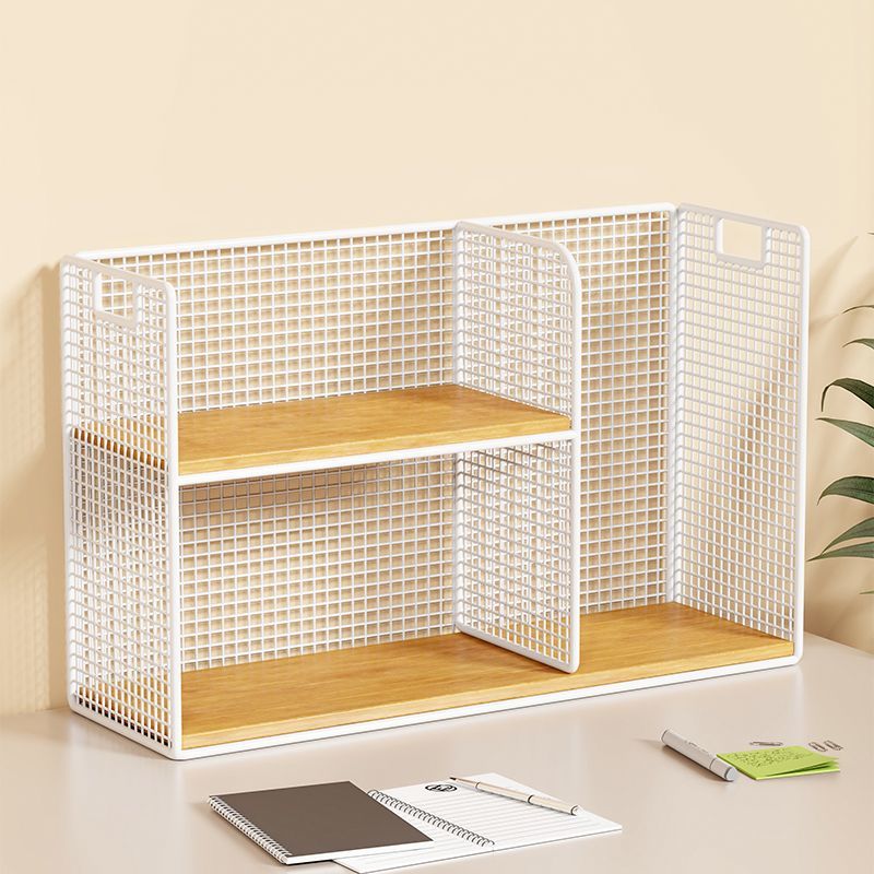 桌上书架桌面置物架办公桌收纳餐桌宿舍书桌多层小层架工位分层柜