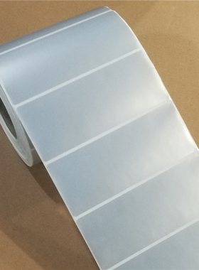 热卖耐高温pet pvc防水标签纸70x30亚银纸TSC244 ZD888CR ZD888T MP CP2140 3140 ZT410 411撕不破不干胶纸