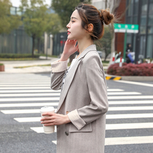 网红薄款 2019春秋新款 小西服 休闲小西装 小个子外套女复古港味韩版