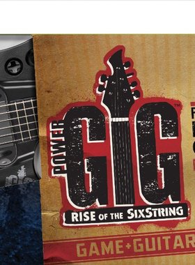 全新 Xbox 360  power gig 無綫六弦飛舞 帶弦吉他英雄鼓