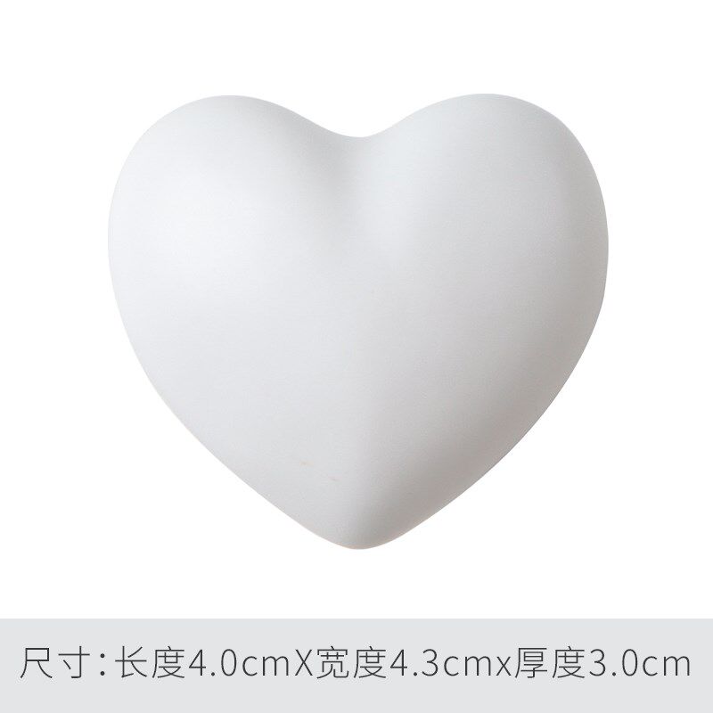 新款简约爱心衣柜拉手儿童房柜子柜门抽屉床头柜可爱把手陶瓷单个
