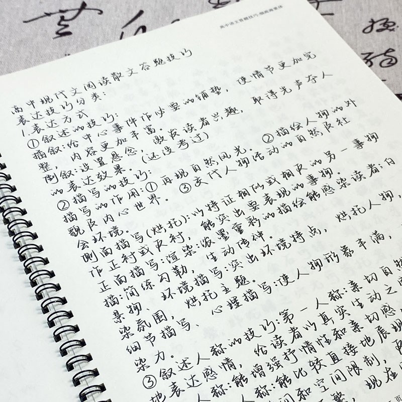 烟雨海棠体行楷钢笔练字帖成人男女生漂亮字体初高中生硬笔练字帖