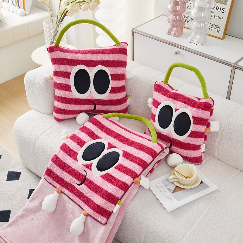 抱枕被子两用办公室午睡被家用卧室空调学生毯车用盖毯车载盖毯夏