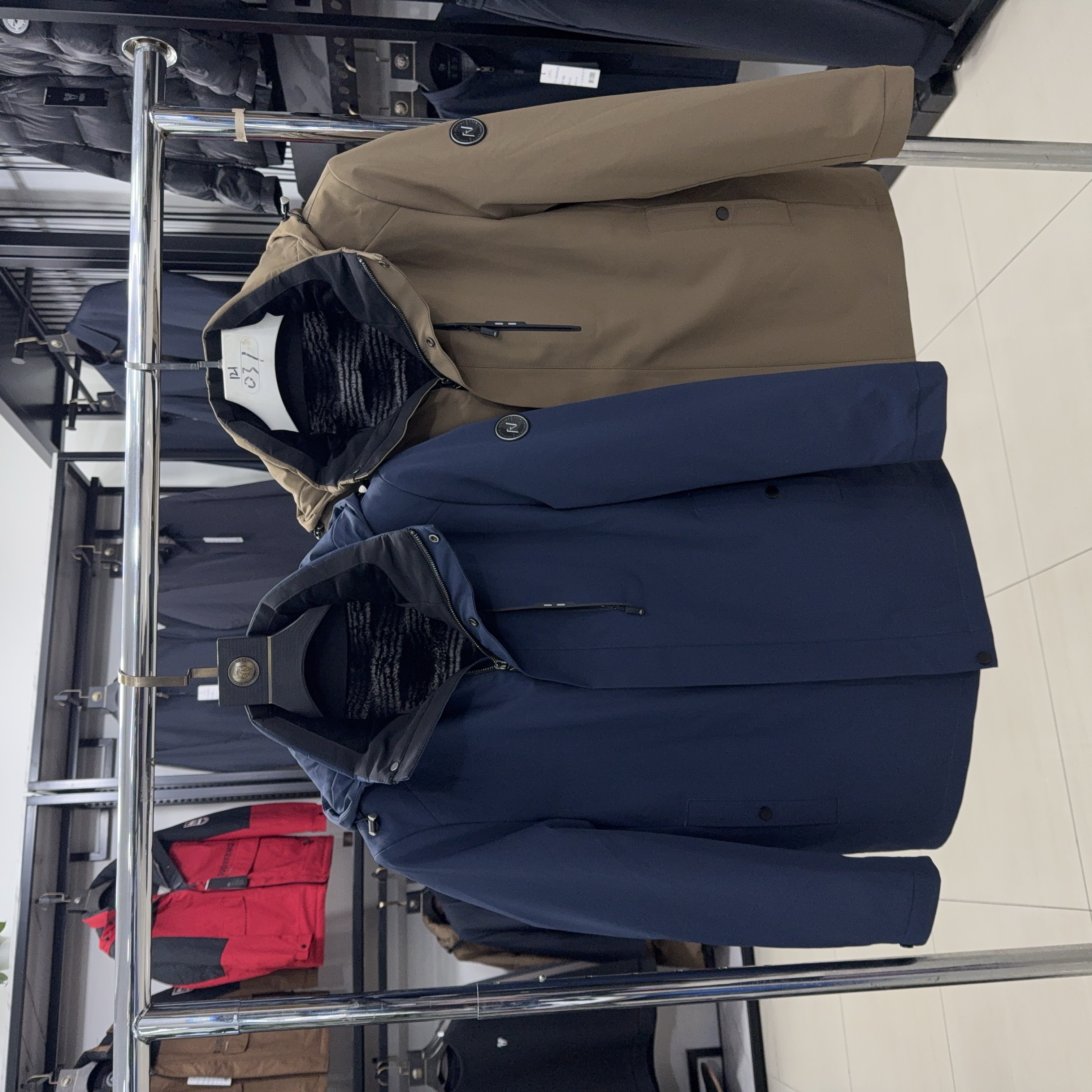 H家兔毛内胆加绒加厚男士皮草