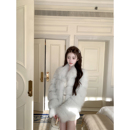 冰奶蓝翻领皮草外套高级感名媛皮草 千层小奶狐 若语定制 新加色