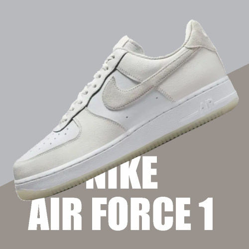 Nike耐克 Air Force 1 AF1白米色低帮运动空军板鞋FN5832-100