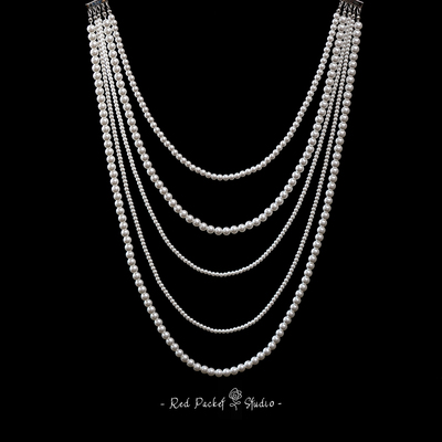 新娘多层婚纱礼服项饰品