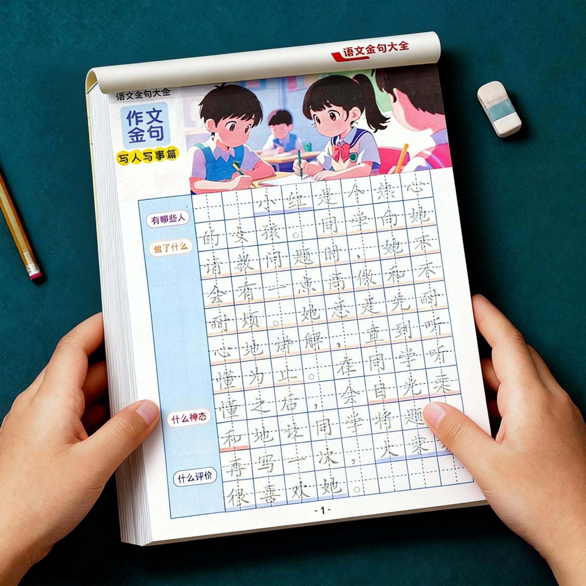 小学语文金句积累大全练字帖写人写事写景写物篇作文金句精选好词好句素材积累看图写话楷书硬笔书法临摹册描红本每日阅读规范书写,书籍/杂志/报纸,练字本/练字板,淘宝优惠券,粉丝福利购,淘宝优惠卷