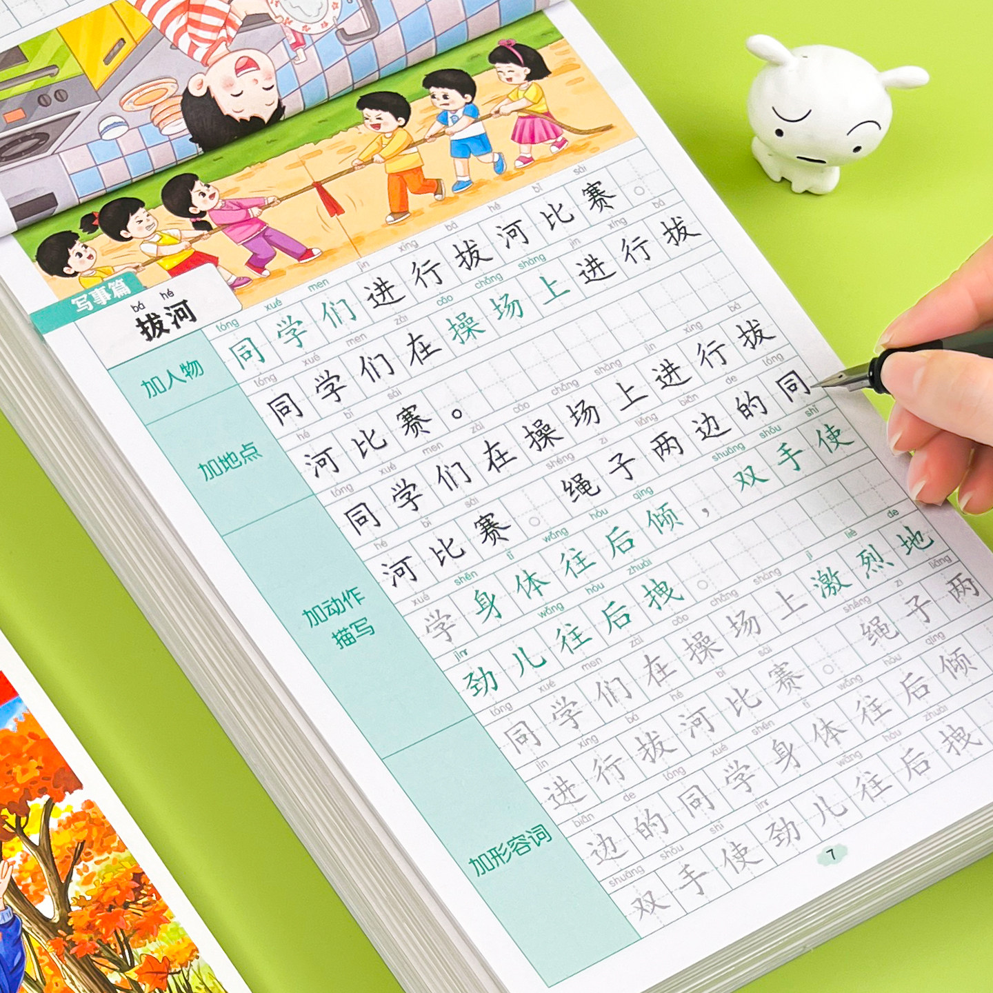 小学生看图写作写话扩句法五感法练字帖每日一练作文素材积累写人篇写景篇模板范文大全描红册临摹本优美句子与硬笔书法练字本楷书,书籍/杂志/报纸,练字本/练字板,淘宝优惠券,粉丝福利购,淘宝优惠卷