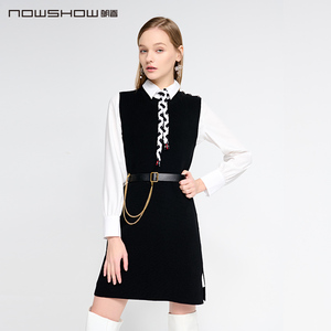 NOWSHOW朗香针织衬衫连衣裙两件套221018