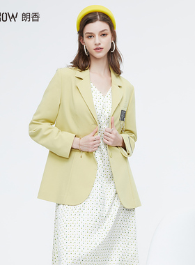 NOWSHOW朗香春季新品韩版休闲西装外套231028