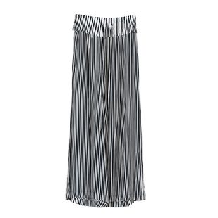 NOWSHOW朗香夏季新品条纹阔腿裤92034
